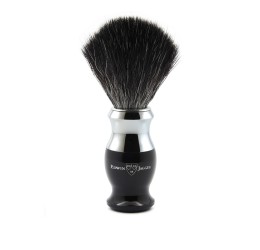 Edwin Jagger 37 Range Shaving Brush Imitation Ebony (Black Synthetic) - main