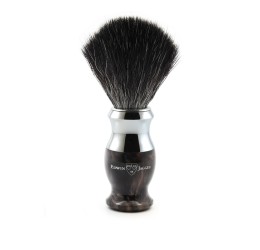 Edwin Jagger 37 Range Shaving Brush Imitation Black Marble (Black Synthetic) - main