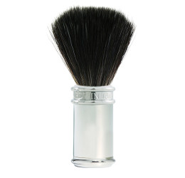 Edwin Jagger Chrome Shaving Brush (Black Synthetic)