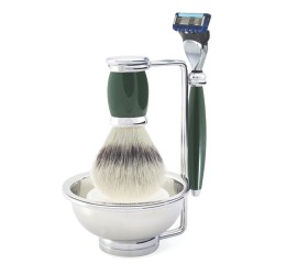 Edwin Jagger Gillette® Fusion® ProGlide® Razor Shaving Set Bulbous Green 4pc