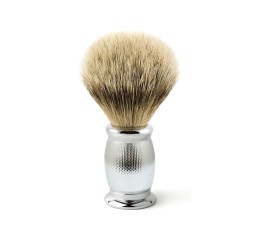 Edwin Jagger Bulbous Barley Shaving Brush (Silver Tip)