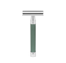 Edwin Jagger 3ONE6 Stainless Steel Green DE Safety Razor