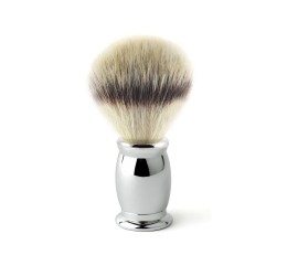 Edwin Jagger Bulbous Chrome Shaving Brush (Synthetic Silver Tip)
