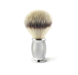 Edwin Jagger Bulbous Satin Shaving Brush (Synthetic Silver Tip)