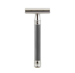 Edwin Jagger 3ONE6 Stainless Steel Grey DE Safety Razor