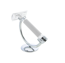 Edwin Jagger Crescent Chrome Razor Stand with Solid Base