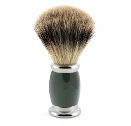 Edwin Jagger Green Bulbous Shaving Brush (Best Badger)