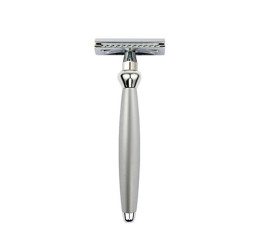 Edwin Jagger Satin Chrome Bulbous DE Razor