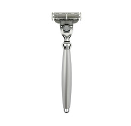 Edwin Jagger Satin Chrome Bulbous Fusion Razor