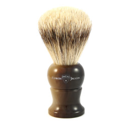 Edwin Jagger Imitation Light Horn Shaving Brush (Super Badger)