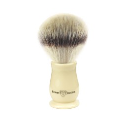 Edwin Jagger Chatsworth Ivory Shaving Brush (Synthetic Silvertip)