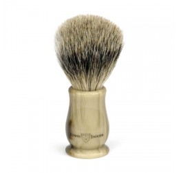 Edwin Jagger Chatsworth Imitation Light Horn Shaving Brush (Best badger)