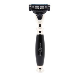 Edwin Jagger Black & Nickel Mach3 Razor