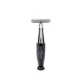 Edwin Jagger 37 Range DE Safety Razor Black Marble (front)