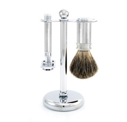 Edwin Jagger 3pc Chrome Lined Set (DE)