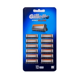 Gillette Fusion5 ProGlide Razor Blades - 12 Refills
