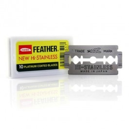 Feather New Hi-Stainless DE Razor Blades (10 Pack)