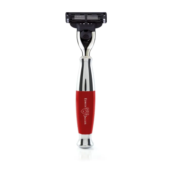 Edwin Jagger Gillette® Mach3® Razor Red & Chrome Store | Home & Garden