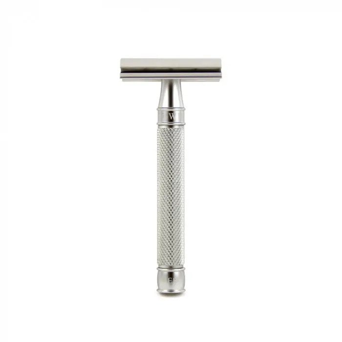 Edwin Jagger 3ONE6 Stainless Steel Knurled DE Safety Razor