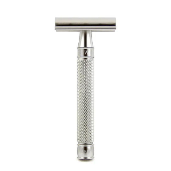 Edwin Jagger 3ONE6 Stainless Steel Knurled Double Edged Safety Razor