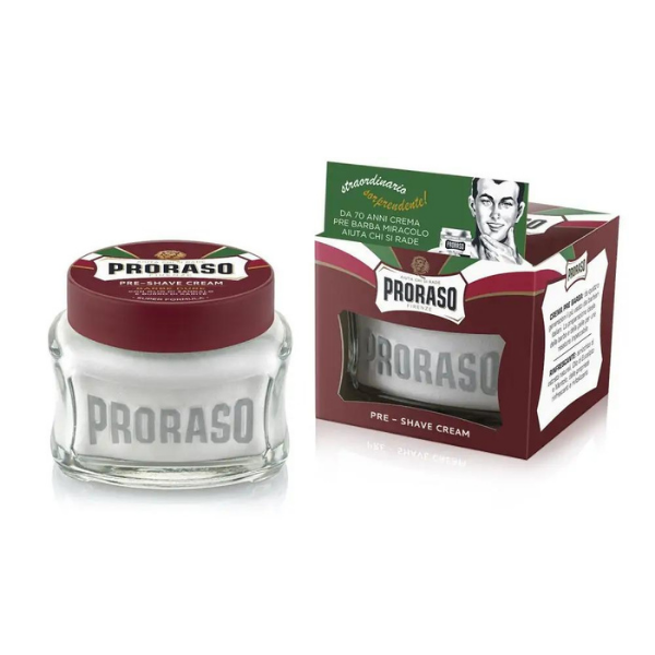 Proraso Moisturising & Nourishing Pre-Shave Cream 100ml Tub 